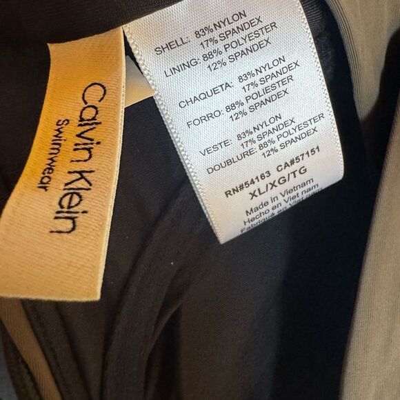 NWT Calvin Klein Women's Olive Green BIKINI top size XL & XXL - Picture 7 of 9